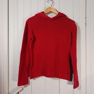 Roots cotton knit hooded sweater